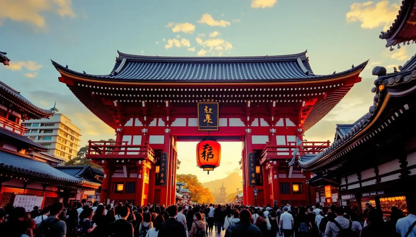 Filming location in Japan