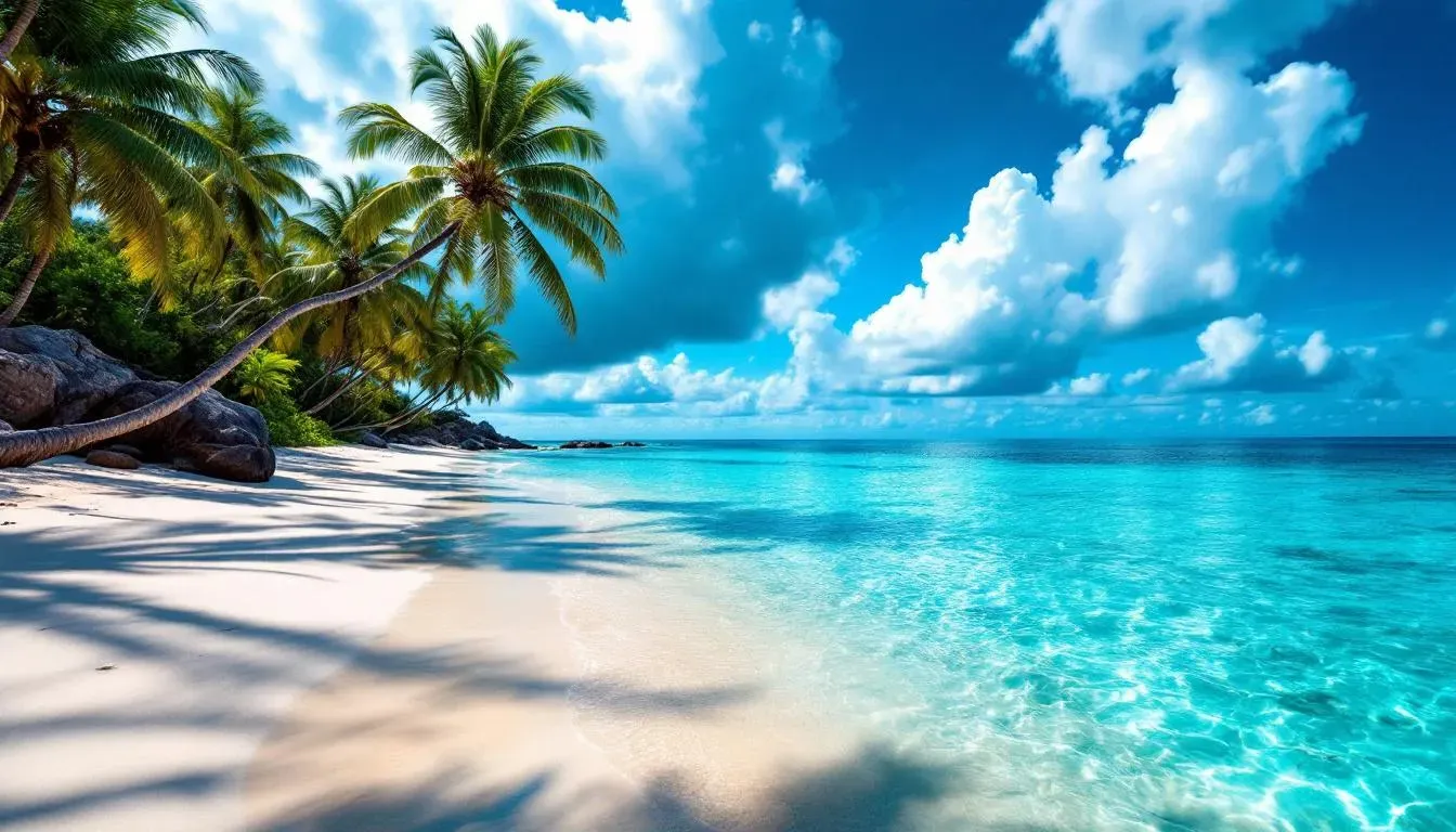 Filming in Okinawa tropical beaches