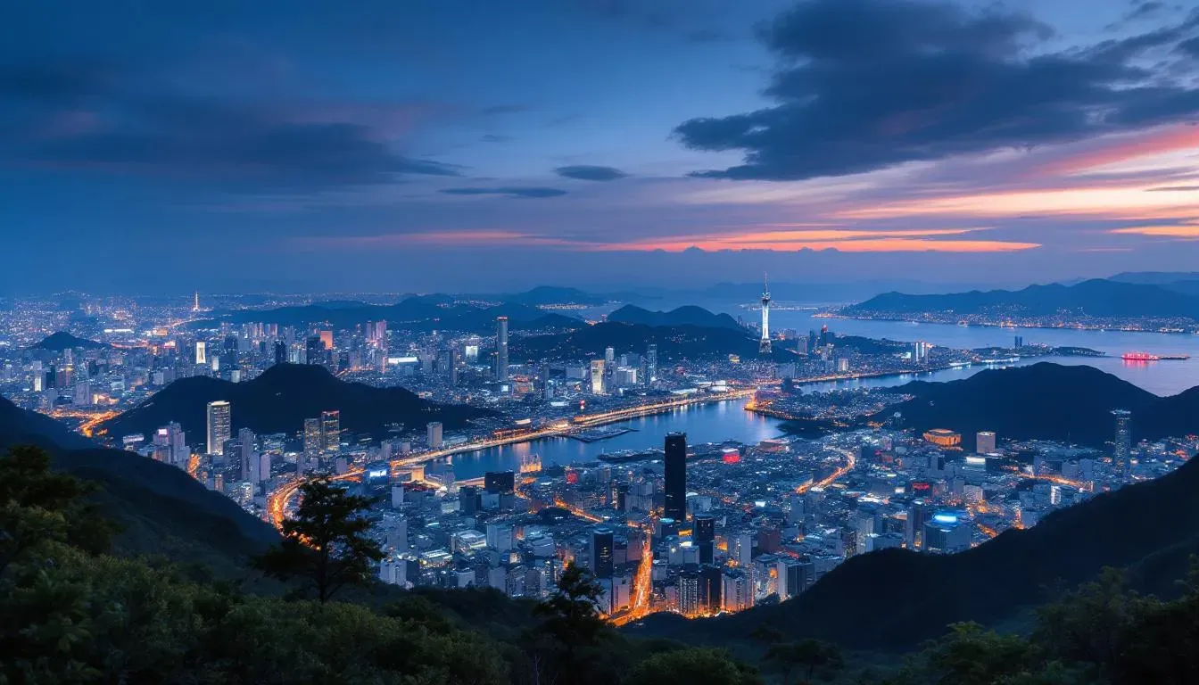 Kobe Cityscape - filming location in Japan