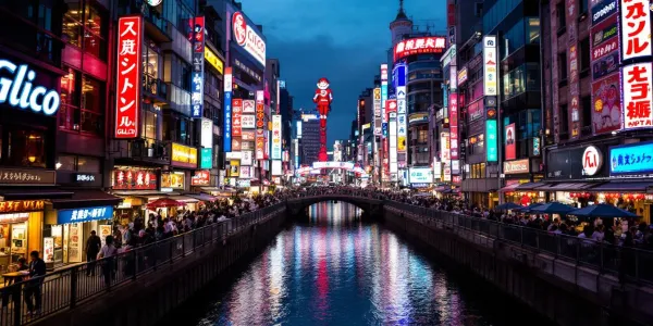 Filming in Osaka