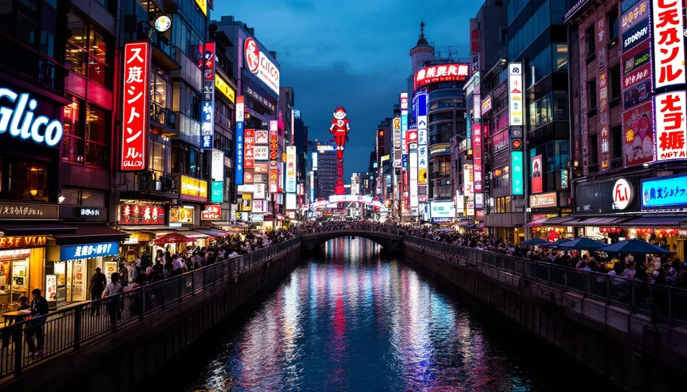 Osaka Dotonbori - filming location in Japan