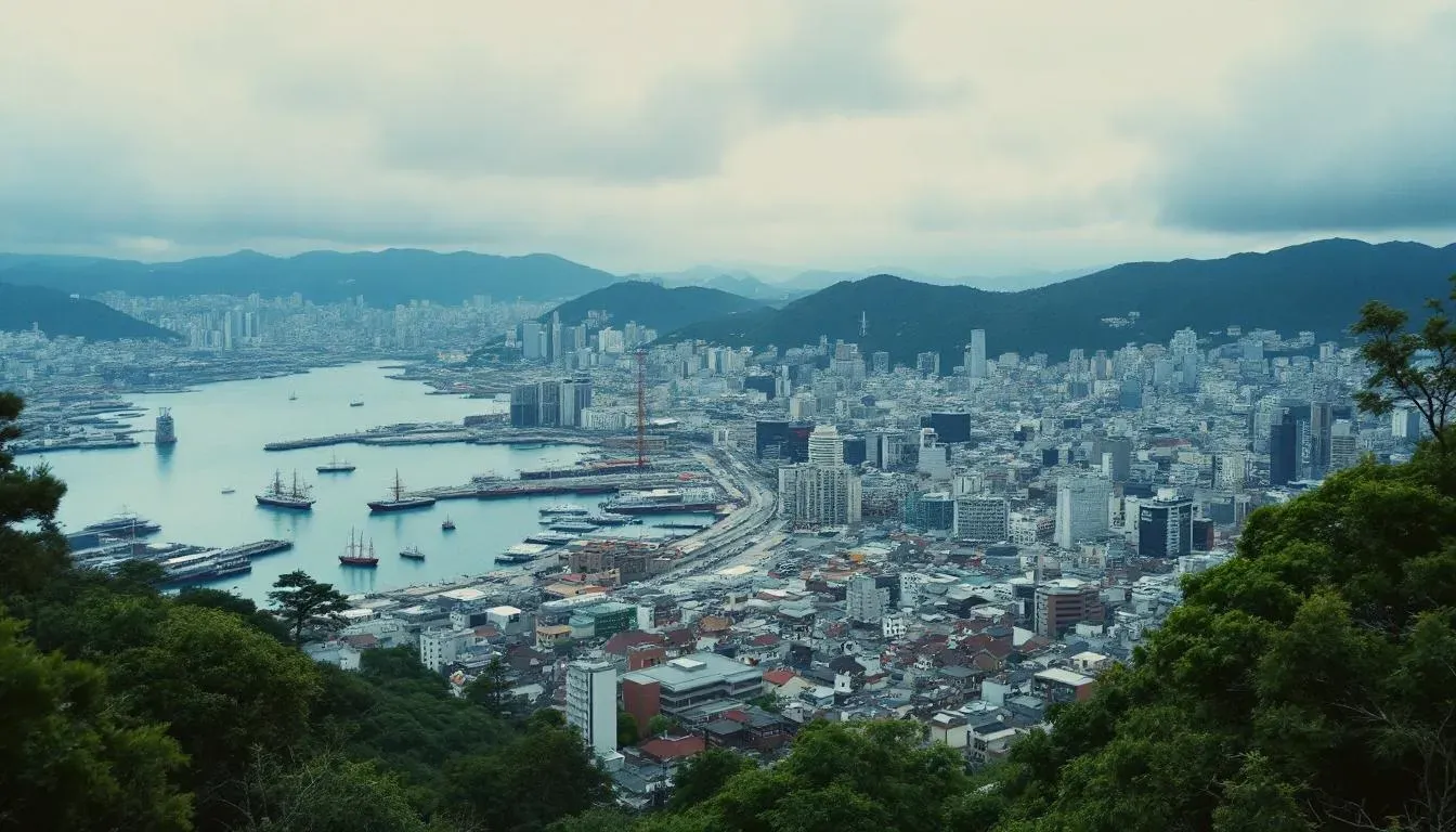 Nagasaki Harbor - filming location in Japan