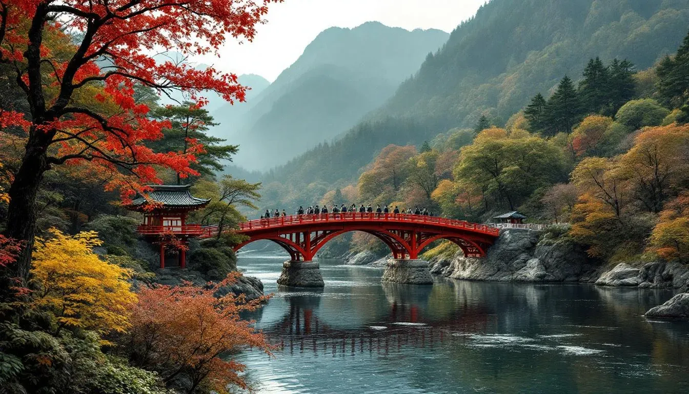 Nikko Bridge - filming location in Japan