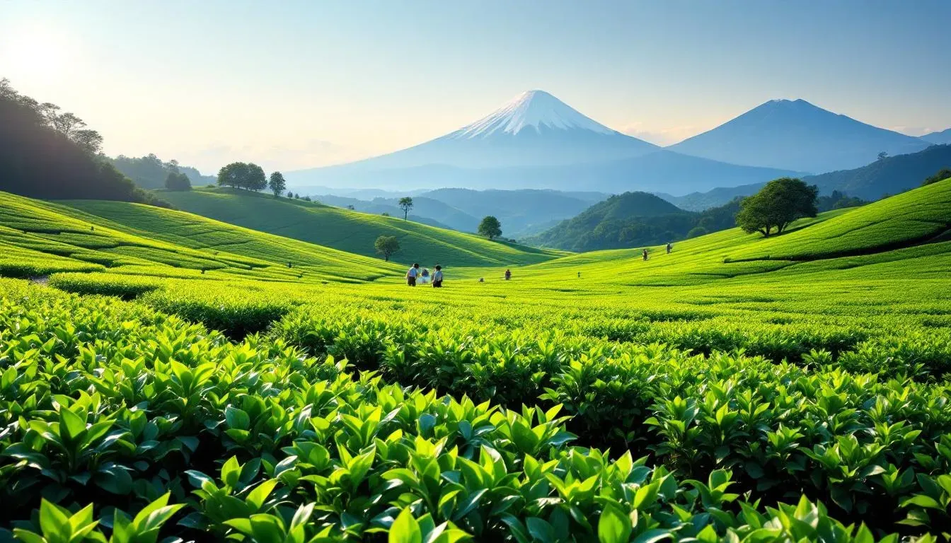 Tea Fields - filming location in Japan