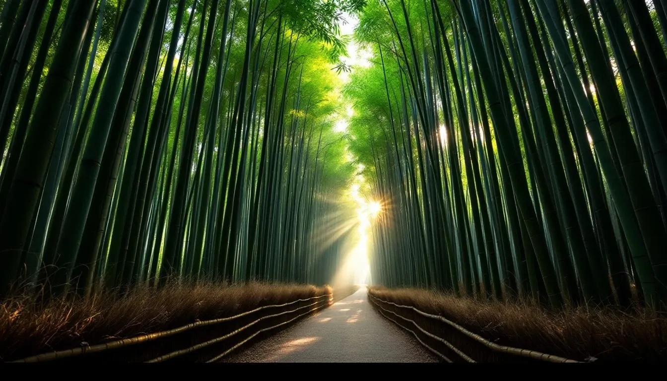 Japanese Bamboo Forest - filming location in Japan